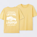 Pop Pop Name Graphic Casual Streetwear T-Shirt