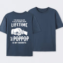 Pop Pop Name Graphic Casual Streetwear T-Shirt