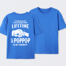 Pop Pop Name Graphic Casual Streetwear T-Shirt