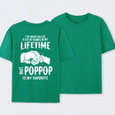 Pop Pop Name Graphic Casual Streetwear T-Shirt