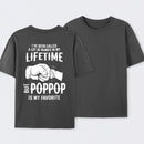 Pop Pop Name Graphic Casual Streetwear T-Shirt