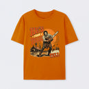 He's From Texas I Can Tell Chainsaw Horror T-Shirt