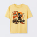 He's From Texas I Can Tell Chainsaw Horror T-Shirt