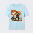 He's From Texas I Can Tell Chainsaw Horror T-Shirt