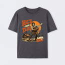 He's From Texas I Can Tell Chainsaw Horror T-Shirt