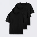 Crew Neck Cotton T-Shirt 3-Pack