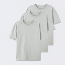 Crew Neck Cotton T-Shirt 3-Pack