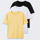 Crew Neck Cotton T-Shirt 3-Pack