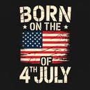 BORN ON THE 4TH OF JULY Independence Day T-Shirt