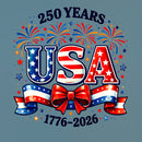 Patriotic Bow Fireworks Cute T-Shirt
