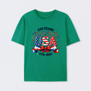 Patriotic Bow Fireworks Cute T-Shirt