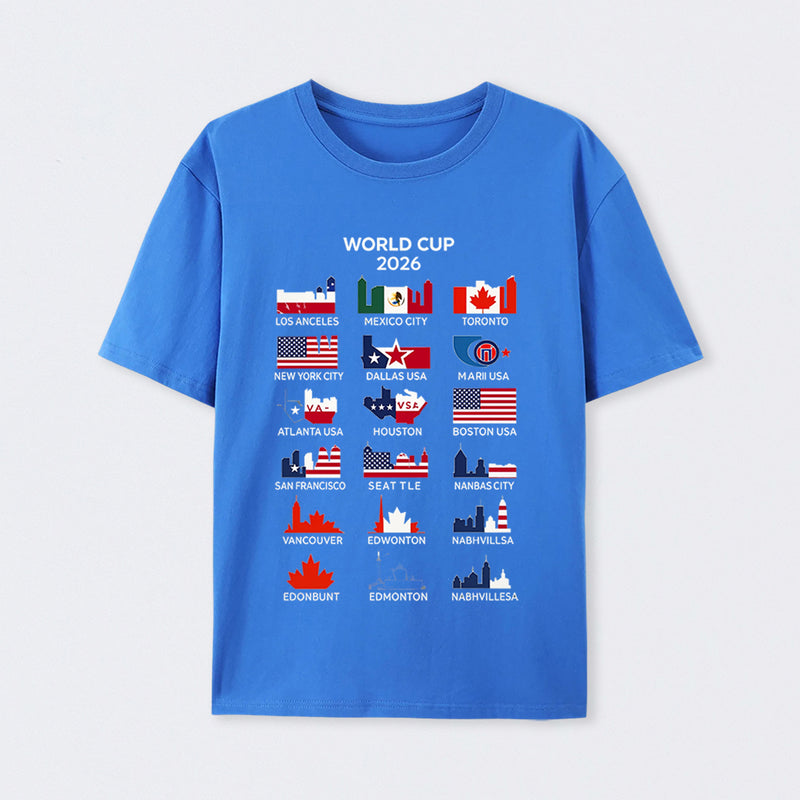 World Cup 2026 Host Cities T-Shirt
