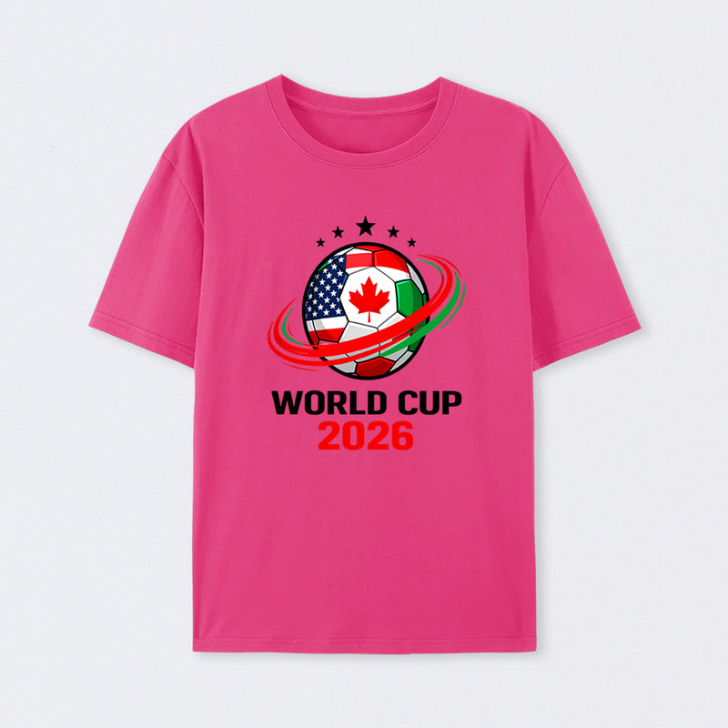 World Cup 2026 Soccer Football Fan T-Shirt
