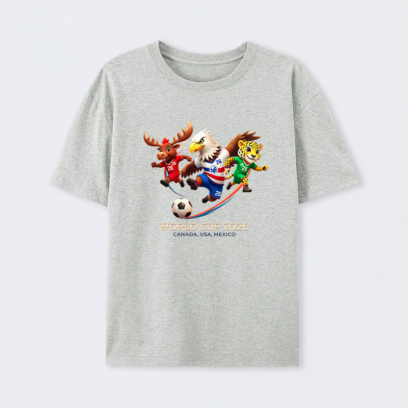 World Cup 2026 Canada USA Mexico Soccer Football T-Shirt
