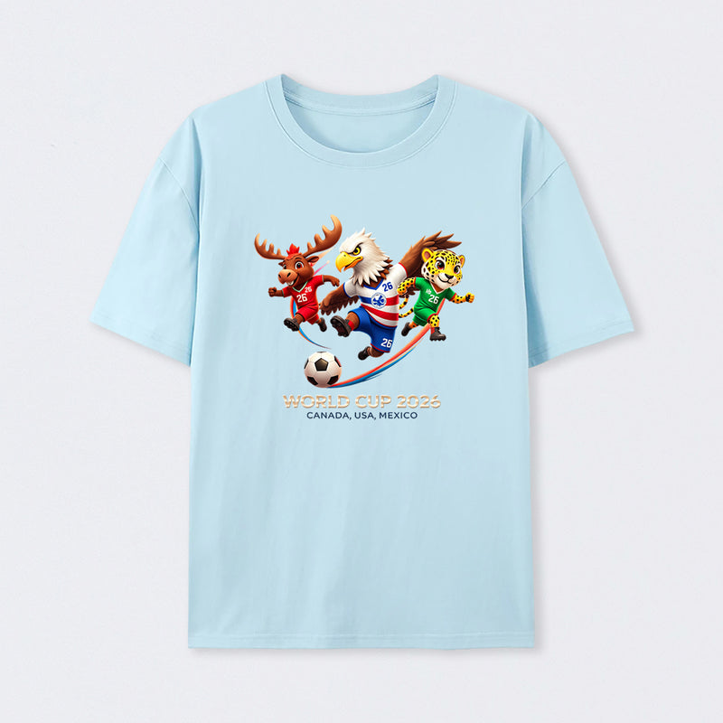 World Cup 2026 Canada USA Mexico Soccer Football T-Shirt