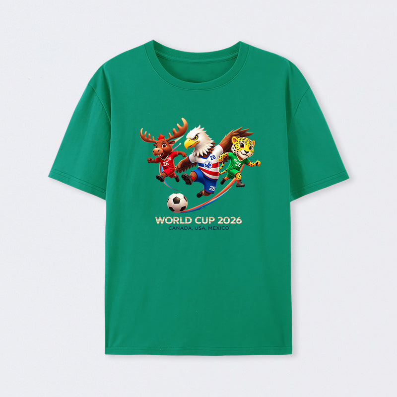 World Cup 2026 Canada USA Mexico Soccer Football T-Shirt