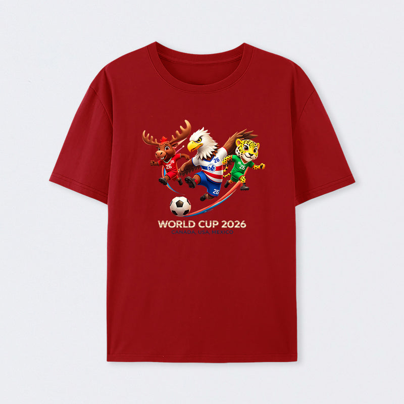 World Cup 2026 Canada USA Mexico Soccer Football T-Shirt