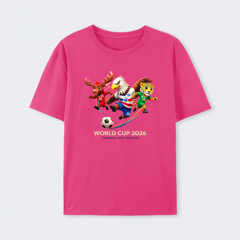 World Cup 2026 Canada USA Mexico Soccer Football T-Shirt