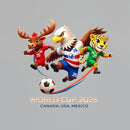 World Cup 2026 Canada USA Mexico Soccer Football T-Shirt