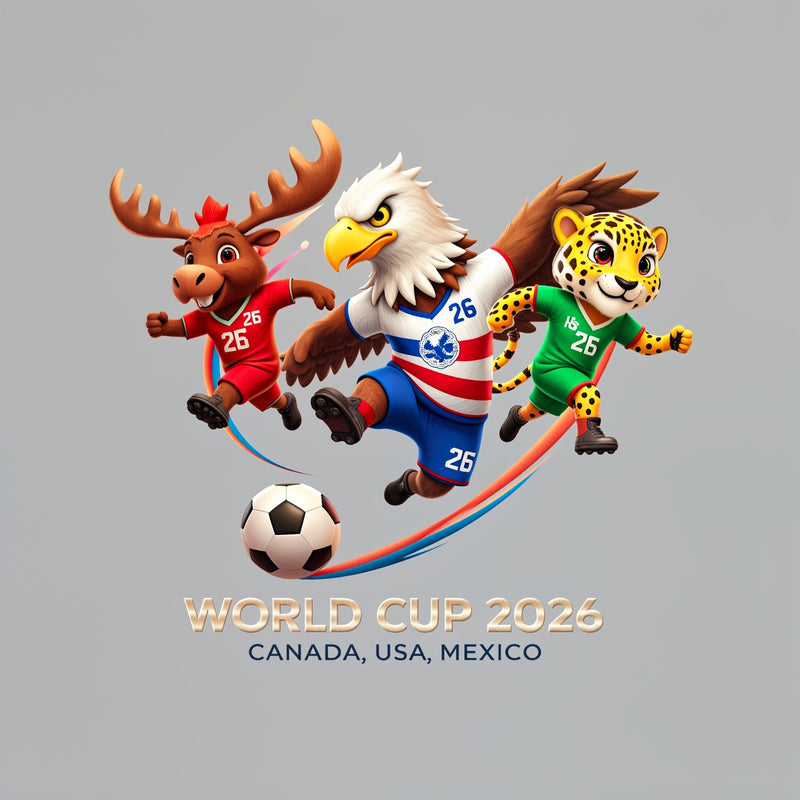 World Cup 2026 Canada USA Mexico Soccer Football T-Shirt