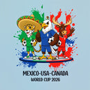 World Cup 2026 Mexico USA Canada Sport Fan T-Shirt