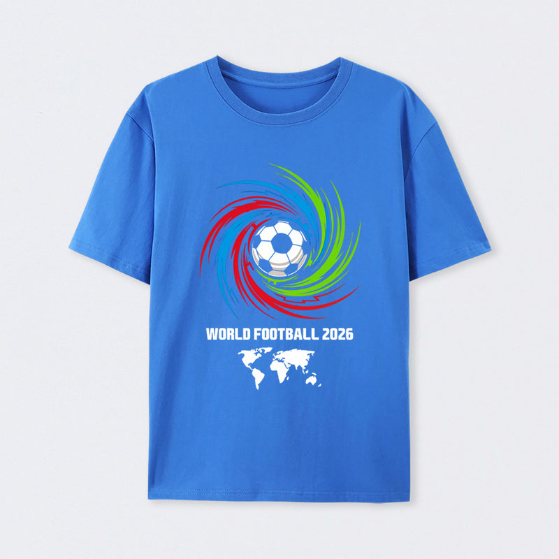 World Cup 2026 Soccer Ball USA Canada Mexico Football Spirit T-Shirt