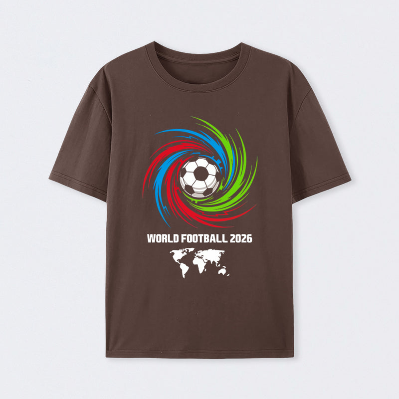 World Cup 2026 Soccer Ball USA Canada Mexico Football Spirit T-Shirt