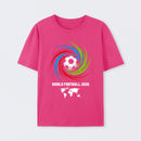 World Cup 2026 Soccer Ball USA Canada Mexico Football Spirit T-Shirt