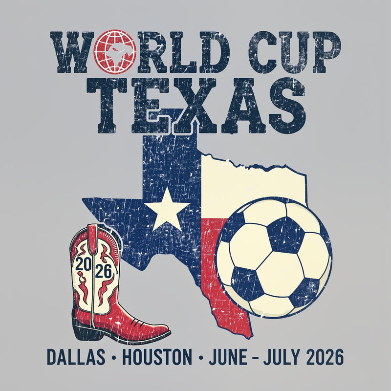 World Cup Texas 2026 Soccer T-Shirt
