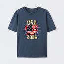 USA Soccer Go Team Stars World Cup 2026 T-Shirt