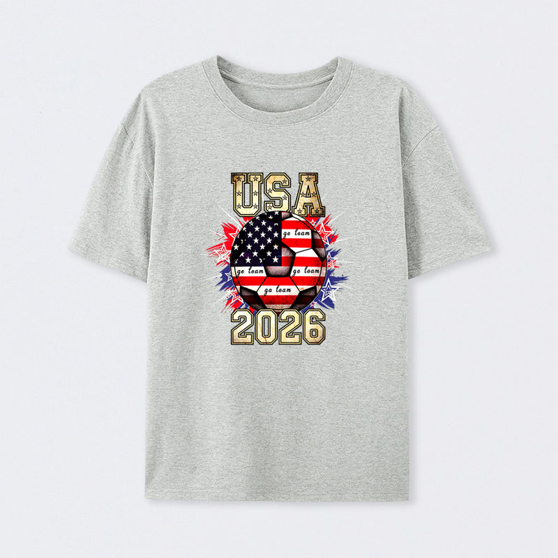 USA Soccer Go Team Stars World Cup 2026 T-Shirt