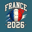 France Soccer World Cup 2026 French Fan T-Shirt