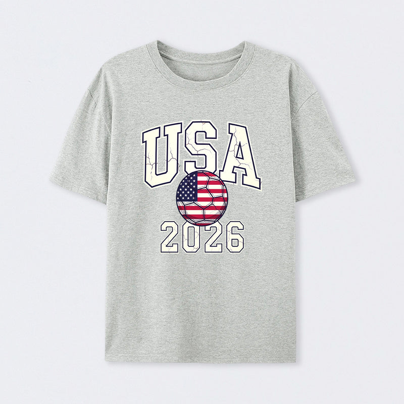 Vintage USA Soccer Ball American World Cup 2026 T-Shirt
