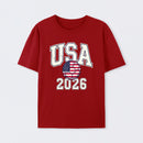 Vintage USA Soccer Ball American World Cup 2026 T-Shirt