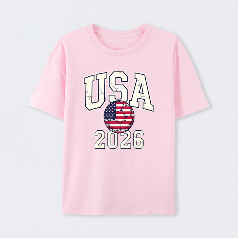 Vintage USA Soccer Ball American World Cup 2026 T-Shirt