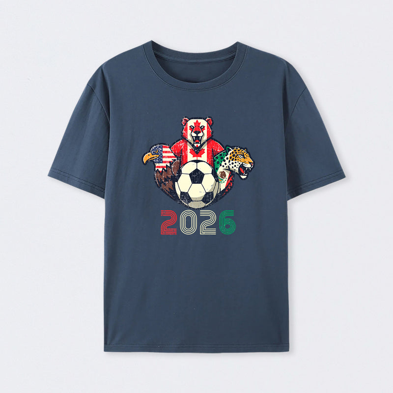 United 2026 Soccer Mascots North America Tournament T-Shirt