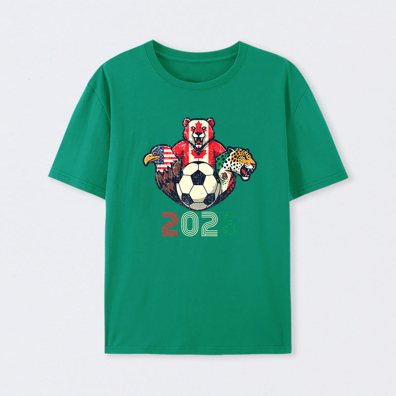 United 2026 Soccer Mascots North America Tournament T-Shirt