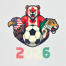 United 2026 Soccer Mascots North America Tournament T-Shirt