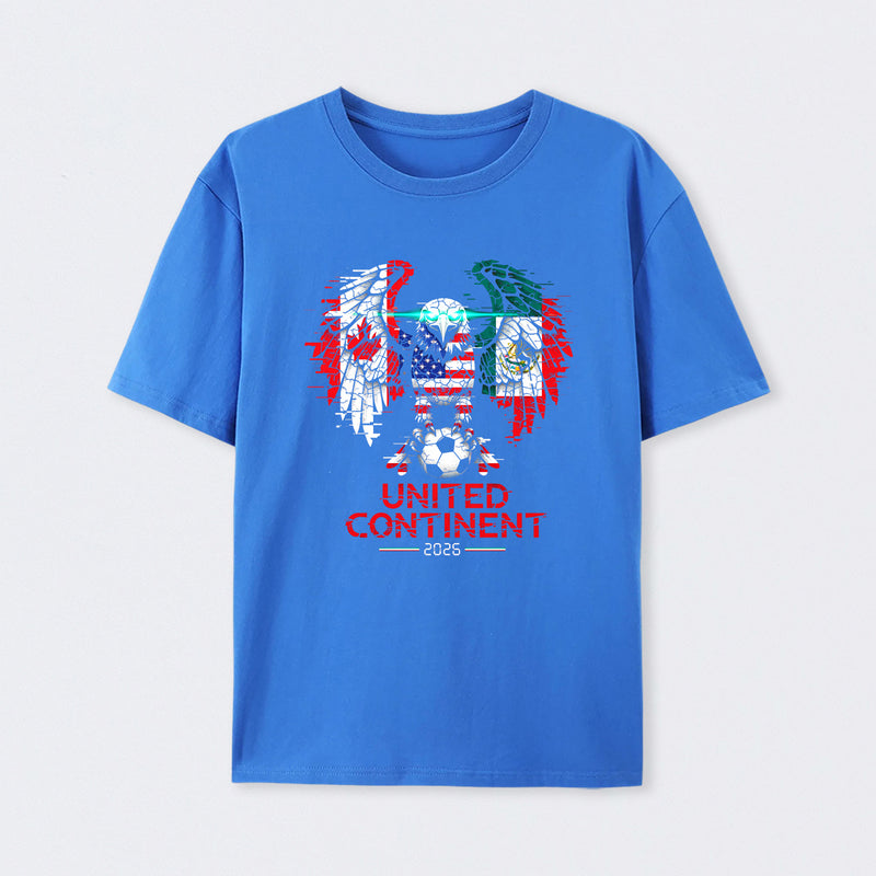 Glitched North America Eagle World Cup Soccer 2026 T-Shirt