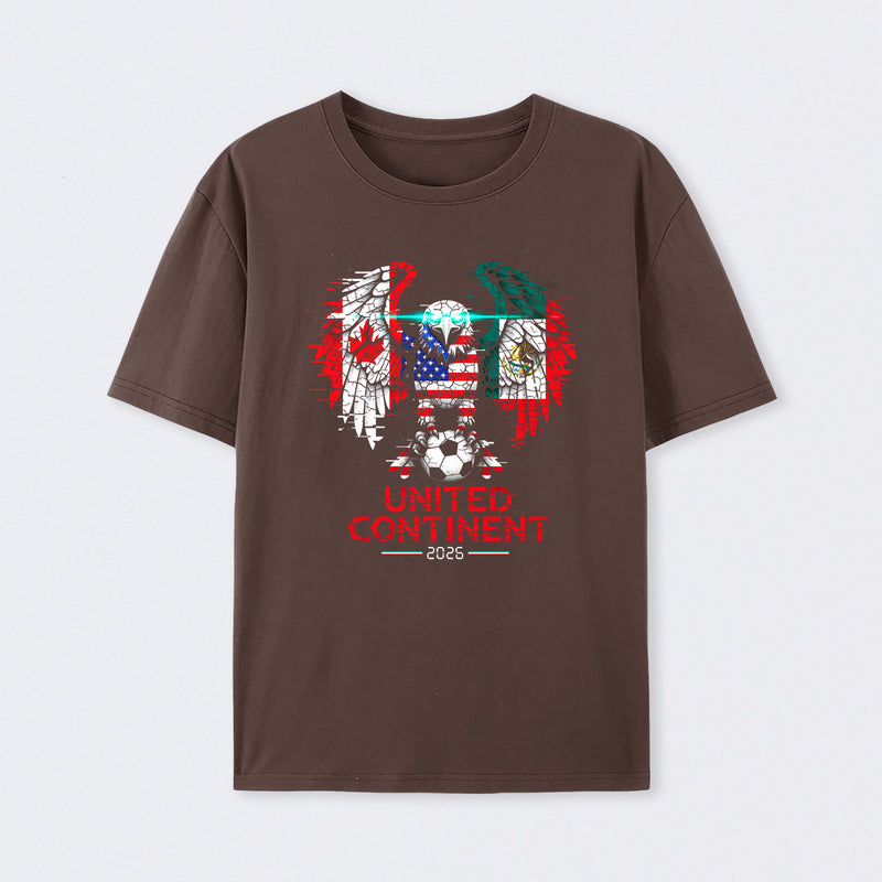 Glitched North America Eagle World Cup Soccer 2026 T-Shirt
