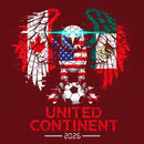 Glitched North America Eagle World Cup Soccer 2026 T-Shirt