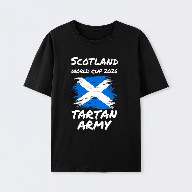 Scotland World Cup 2026 Tartan Army Football Fan T-Shirt
