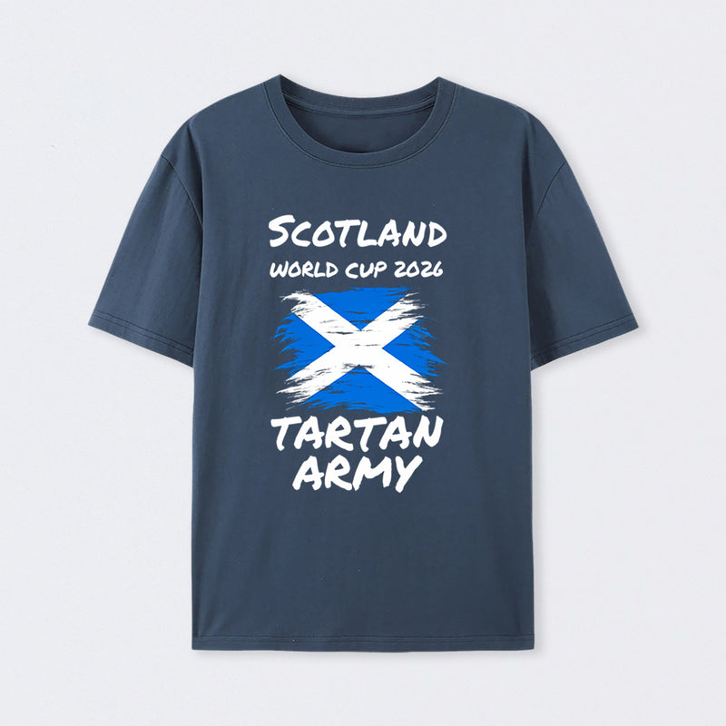 Scotland World Cup 2026 Tartan Army Football Fan T-Shirt