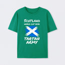 Scotland World Cup 2026 Tartan Army Football Fan T-Shirt