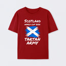Scotland World Cup 2026 Tartan Army Football Fan T-Shirt