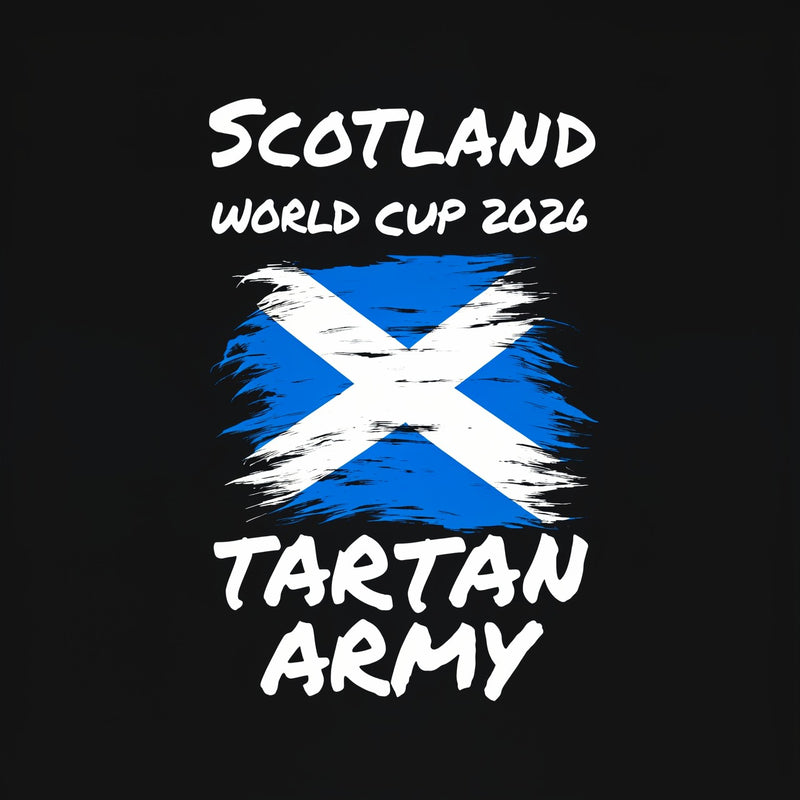 Scotland World Cup 2026 Tartan Army Football Fan T-Shirt