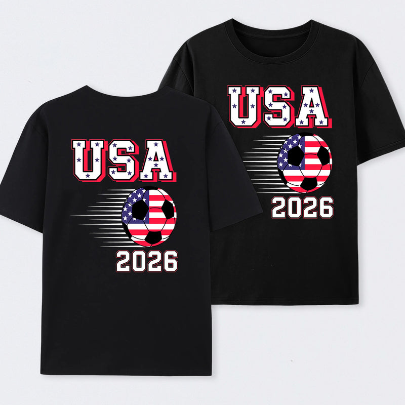 World Cup 2026 USA North America Soccer Supporters Fans Gift T-Shirt