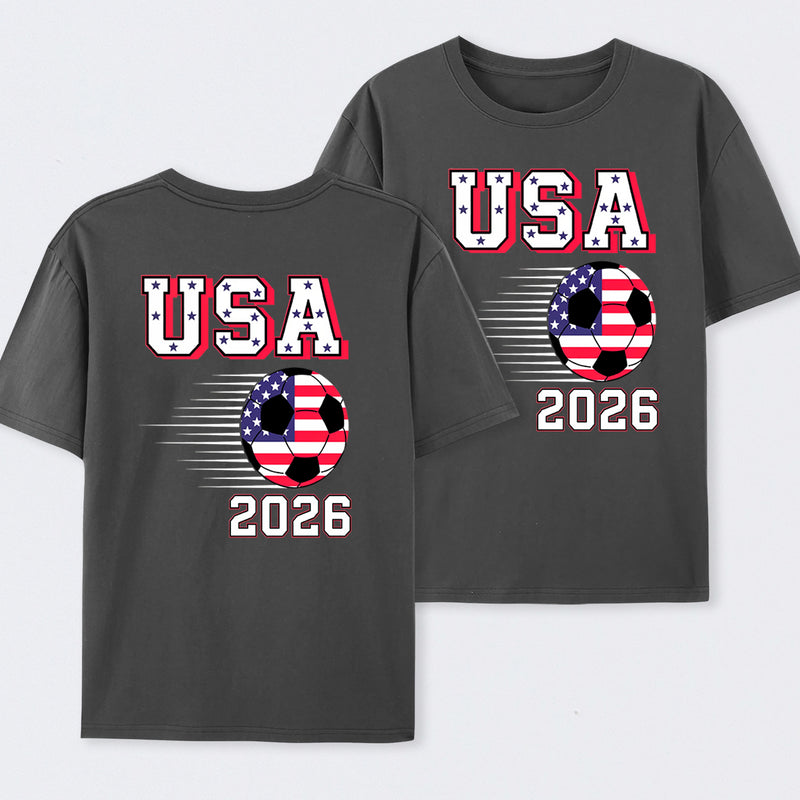 World Cup 2026 USA North America Soccer Supporters Fans Gift T-Shirt