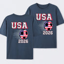 World Cup 2026 USA North America Soccer Supporters Fans Gift T-Shirt
