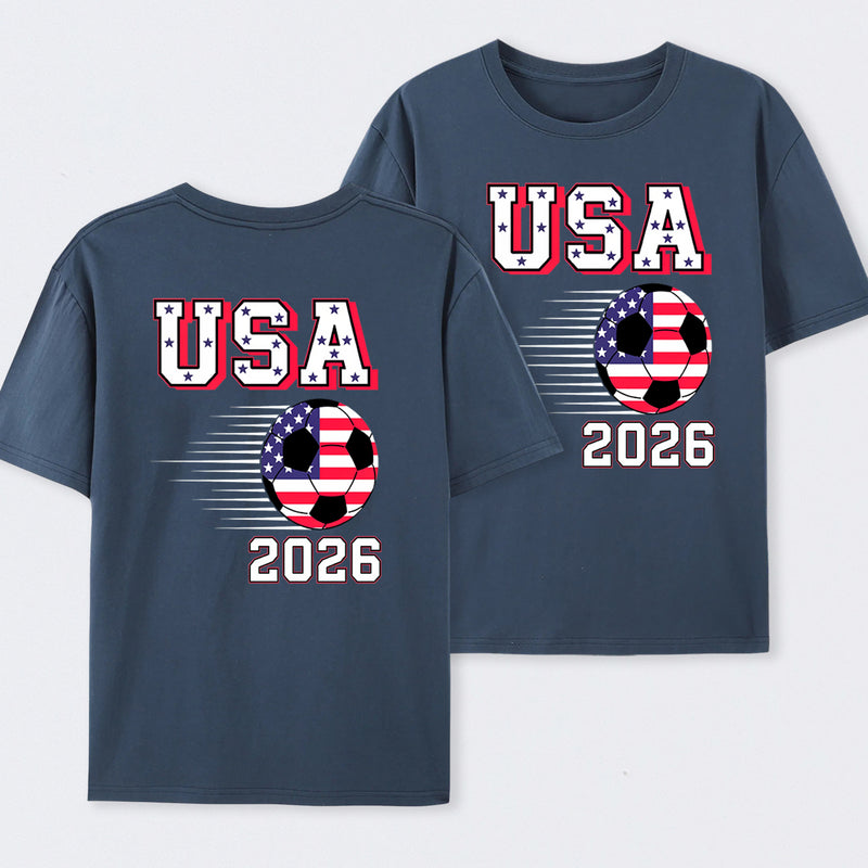 World Cup 2026 USA North America Soccer Supporters Fans Gift T-Shirt